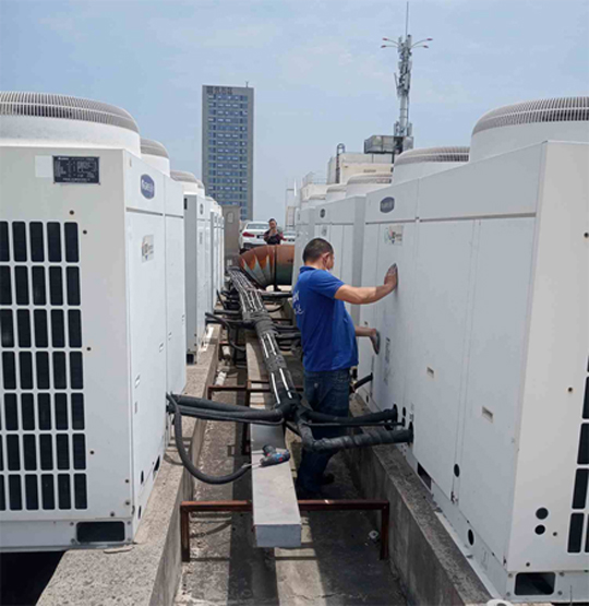 金山屯中央空调制热和不制冷系统维修方法